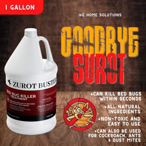 Original Zurot Buster BedBug / Surot Killer Spray (1 GALLON) BEST FOR : BED BUGS Cockcroach Ants Dust Mites Best Seller Authentic