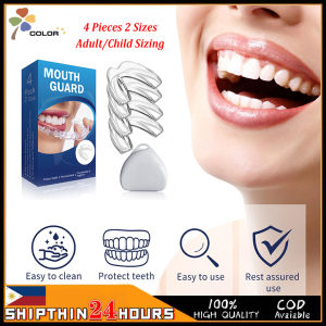 4PCS Bruxism Mouth Guard For Grinding Dental Night Guard For Teeth Anti Snoring Device Sleep Relieve Pain Correct Bruxism 2 Sizes