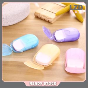 【20pcs】 Travel disposable soap flakes boxed soap paper portable soap flakes mini soap paper /一次性肥皂纸