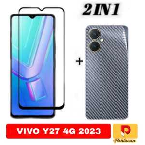 PROMO PAKET 2 INC 1 Tempered Glass VIVO Y27 4G 2023 / VIVO Y27 5G 2023 / VIVO Y16 2022 Anti Gores Kaca Screen Protector
