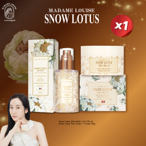 มาดามหลุยส์ เซรั่มล้างหน้า คู่ ครีมบำรุงผิวหน้าบัวหิมะ ✨Madame Louise ✨