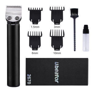 Close-cutting Digital Hair Trimmer Rechargeable Electric Hair Clipper barbershop Cordless 0mm t-blade baldheaded outliner men