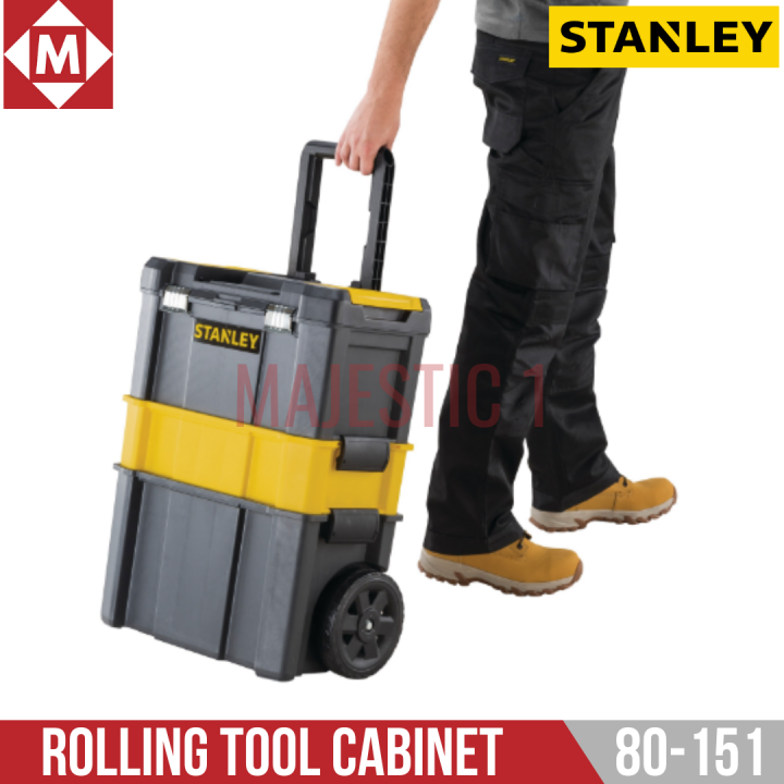Stanley Tool Box with Wheels Essential Rolling Workcenter 3Layer Tool 80151 Lazada PH