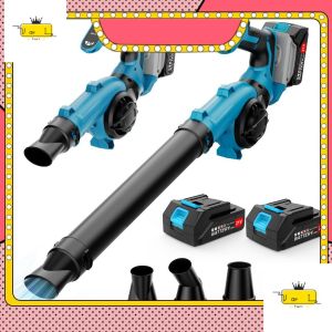 Cordless Electric Air Blower 17000RPM 21V Leaf Blower Vacuum 3-Speed Lightweight Handheld for Yard Cleaning