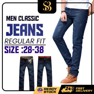 BOSC (28-38) Jeans Men Jeans Denim Long Pants Seluar Jeans Lelaki Plus Size Pant Men Jeans Straight Cut