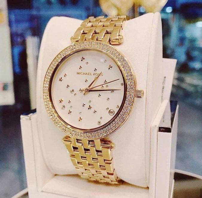 Michael kors watch with hot sale stars