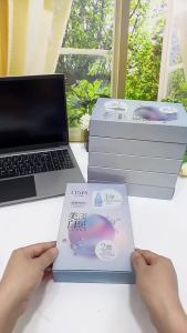 欧诗漫美白淡斑面膜双模组合一涂二敷补水保湿提亮肤色熬夜升级款