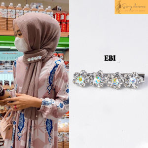 Bros Hijab Malaysia / Pashmina / Jilbab / Krudung / Pin Hijab / Model Bunga Empat (C 3108)
