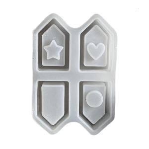 4/6 lưới khuôn silicon mini hình dạng ngôi nhà rỗng mặt dây chuyền crafting khuôn cho nghệ sĩ tự làm và nhà kiểu dáng những người đam mê