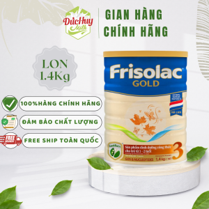 Sữa công thức Frisolac Gold 3 cho bé 1-2 tuổi 1.4kg
