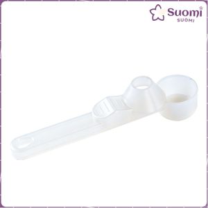 Suomi No‑Spill Sliding Funnel Scoop Long Handle Creative Measuring Spoon for Milk Powder Coffee Sugar