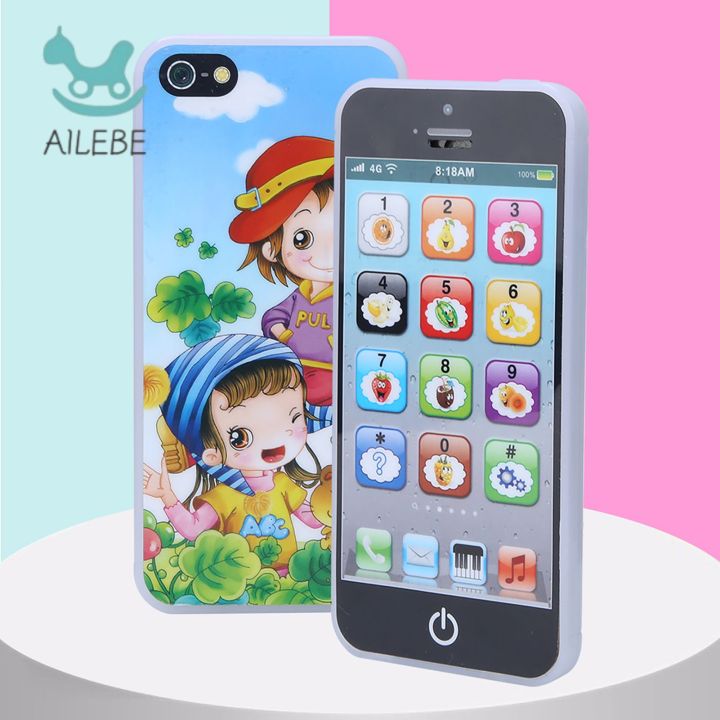 AILEBE โทรศัพท์มือถือ หน้าจอสัมผัส มีเสียงเพลง เพื่อการเรียนรู้ภาษา ...