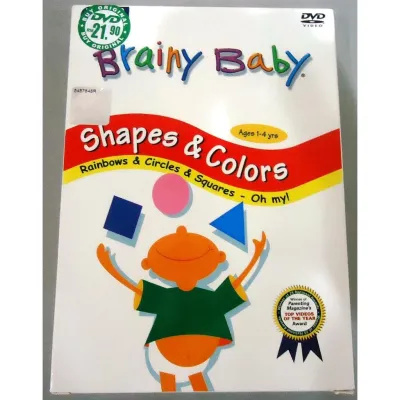 Brainy Baby DVD Shapes & Colors Rainbow & Circles & Squares - Oh my!