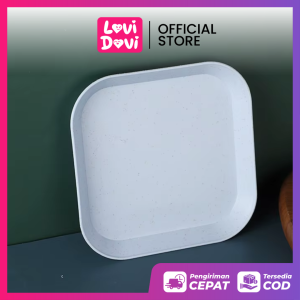 PIRING MINI JERAMI AESTHETIC/ Piring Square Kecil Piring /Piring Makan Kue Wheat Straw