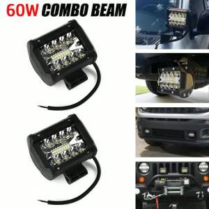 Accessories LED light bar useful 10.5*9.8*8cm black high intensity LEDs portable quake-proof 12V 60W high quality
