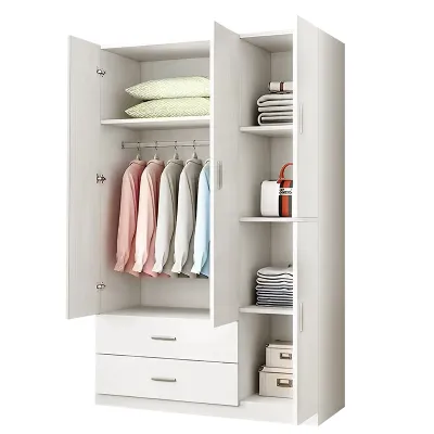 EXINHOME Wardrobe Cabinet For Clothes Wardrobe Simple Wardrobe Small Apartment For Girls Wooden Bedroom Small Wardrobe