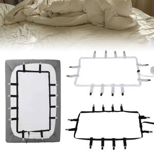 XMZGA4BN 12 Sides Household Straps Slip-Resistant Bedding Holder Mattress Clip Bed Sheets Buckle Belt Grippers Elastic Fastener