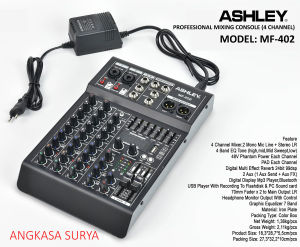 MIXER ASHLEY MF 402 ORIGINAL / MIXER AUDIO ASHLEY MF402 ORIGINAL