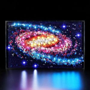 BrickSoul Milky Way Galaxy Light Kit Led Light Kit for 31212 Light Up Your Model Building Set - NO Blocks Set (Classic Version)