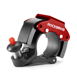 ROCKBROS Invisible Bike Bell Portable 100DB Loud Sound MTB Horn Durable Stainless Steel Mini Road Bicycle Bell Bike Accessories
