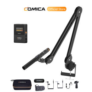 COMICA VM30คอนเดนเซอร์ม้วนพิเศษ2.4G ไมโครโฟน Shotgun ไร้สายสำหรับกล้องสมาร์ทโฟนคอมพิวเตอร์3.5Mm & USB ไมค์ในกล้องสำหรับถ่ายวิดีโอสตรีมมิ่งสดการรายงานพอดแคสต์ไมค์ลอยพร้อมขาตั้งบูม