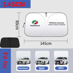 2025 NEW Fit for Perodua Myvi Bezza Axia Alza Viva Aruz Ativa Kelisa kancil 140cm 145cm Front Windshield Sun Protection Heat Proof Car Sunshades
