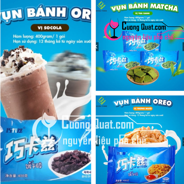 Vụn Bánh Oreo Gói 400Gr Với 3 Mùi Vị | Lazada.vn