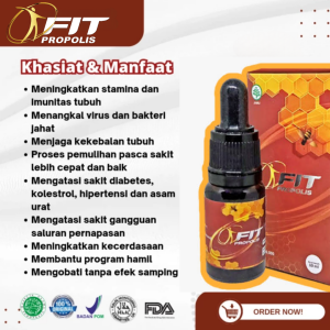 Mengatasi Migrain dan Vertigo Propolis Fit Propolis 10ml alami dari lebah