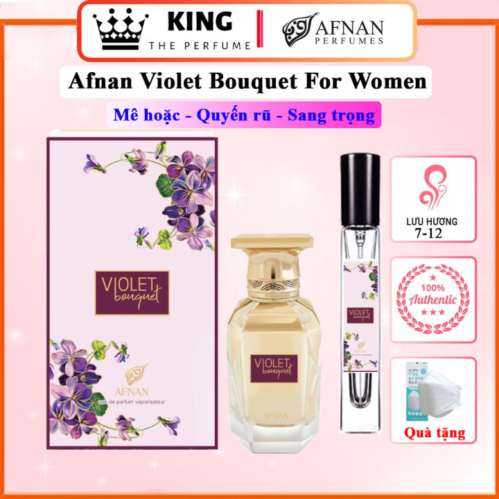 Nước hoa nữ Afnan Violet Bouquet mùi hương sang trọng, lôi cuốn