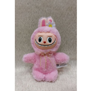 Gantungan Kunci MUKA KARET Boneka Labubu The Monsters Macarone Kawai - Key Chain Labubu
