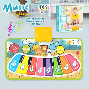 [KST] Matras Piano Mini Mainan Edukatif Musik Anak Kreatif Kreativitas Motorik Halus 16cm