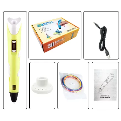 3D Printer Pen Full Set For Kids With Filament For Rafting Doodle Drawing Arts Creative Toy Handmade Props Gift For Kids