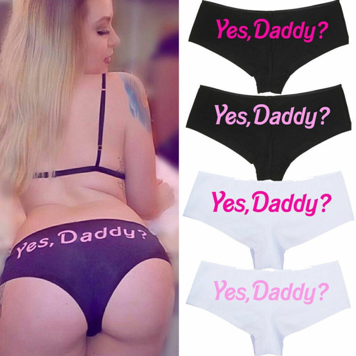 Moderntime Tiktok style Women Yes Daddy Underpants Seamless