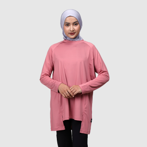 HIA EveryWear Devonee Long Top Atasan Olahraga Wanita Hacktive Fabric
