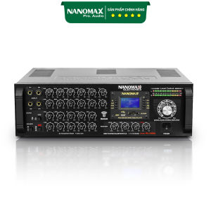 Amply Karaoke Nanomax PA-1209A 20 Sò Công Suất 1100w/max Kết Nối Bluetooth Chính Hãng Chất Lượng Cao