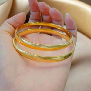 [haoh] Cats Eye Bracelet With Wavy Pattern For Woman Luxury Bangle Party Banquet Jewelry Gift