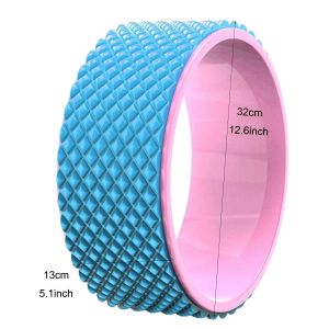 GYMPRO Bánh xe Yoga Bánh xe trở lại Yoga Pilates Circle cho đau lưng kéo dài và tăng cường cơ bắp cốt lõi làm giảm căng thẳng cho cơ bắp và dây chằng thể hình chuyên nghiệp Thiết bị tập thể dục hình dạng vòng eo chuyên nghiệp