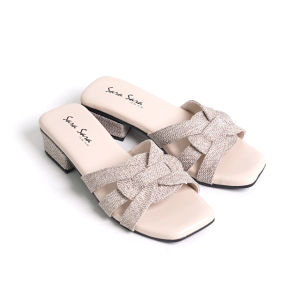Sara Sara Evelyn Sandal Heels Chunky Hak 4 Cm Wanita