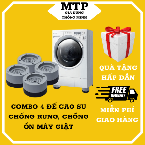Combo 4 đế máy giặt chống rung cao cấp Đế Chống Rung Lắc Máy Giặt Dùng Cho Mọi Loại Máy Giặt Chân Kê Máy Giặt Chống Rung