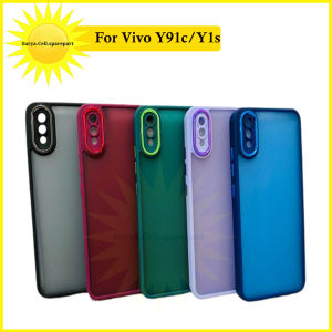 Case Premium Hybrid Chrome For Vivo V25 V25e Y1s Y33t Y33a Y33s Y91c T1 5g