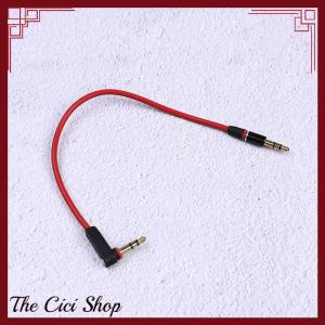 [The Cici Shop] 3.5mm Short 20cm Jack to Jack Aux Cable Male to Male Stereo Audio Cables Cord
