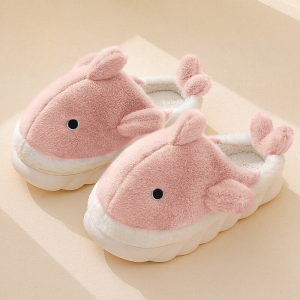 [HÀNG CAO CẤP] DÉP BÔNG CÁ HEO VÀI DỆT HỌA TIẾT HÌNH THÚ DỄ THƯƠNG - RUBISHOES