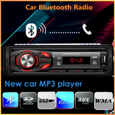 COD KIRIM CEPAT Taffware Tape Mobil Audio Bluetooth 5.0 Wireless Super Full Bass USB MP3 Player Layar LCD Lampu RGB Dvd Double Din Free Iso Jvc Pioneer Grand Max New Carry Sedan Innova Truk 24 Volt 60W Dengan Remote Kontrol - MP3-S211L
