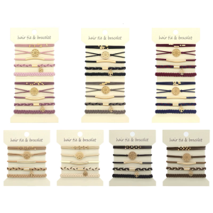 10pcs Braided Hair Bands Elastic Hair Bobbles For Women And Girls Fashionable Hair Rope Ponytail Holder for Most Hair Types