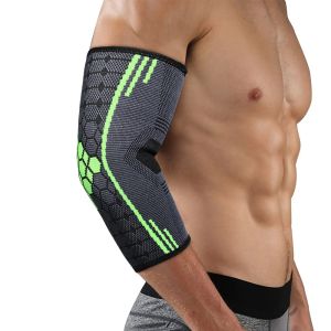 JPTD Arm Support Elbow Brace Weightlifting Workouts Breathable Compression Elbow Sleeve Recovery Baseball Softball Sports Elbow Pads Men and Women