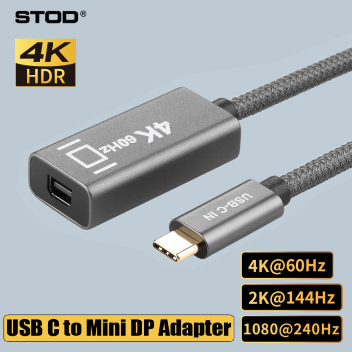 STOD Type C to Mini DisplayPort Adapter Thunderbolt USB C to