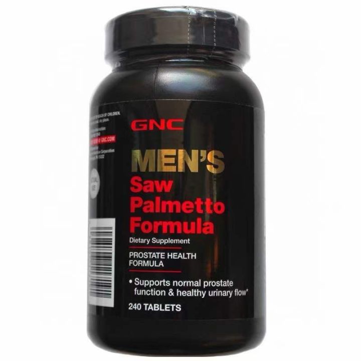 GNC Men 'S Saw Palmetto Formula 120แท็บเล็ต Lazada.co.th