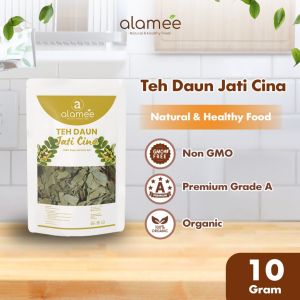 ALAMEE Teh Daun Jati Cina Senna Leaf Tea Teh Herbal Alami Organik Organic 10 gr