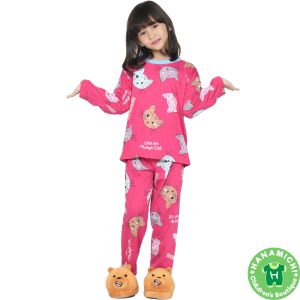 Kiminori GITA.PP Setelan Piyama Anak Perempuan Lengan Panjang