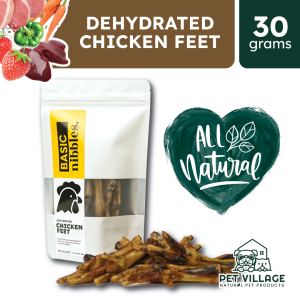 Pet Village - Dehydrated Chicken Feet | Basic Nibbles